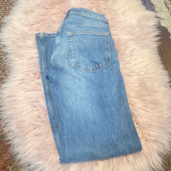 Gap Vintage Flare Medium Indigo High Rise Jeans size 2 Petite - Picture 4 of 4